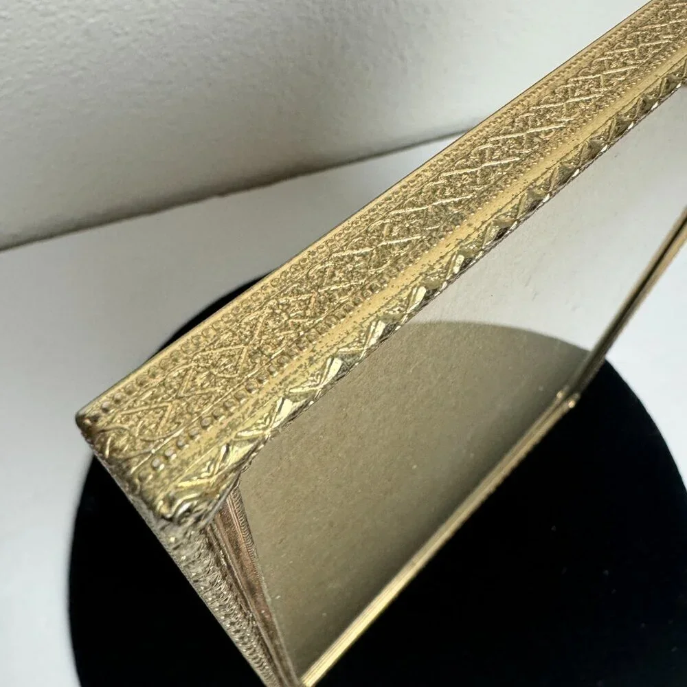 Vintage gold metal